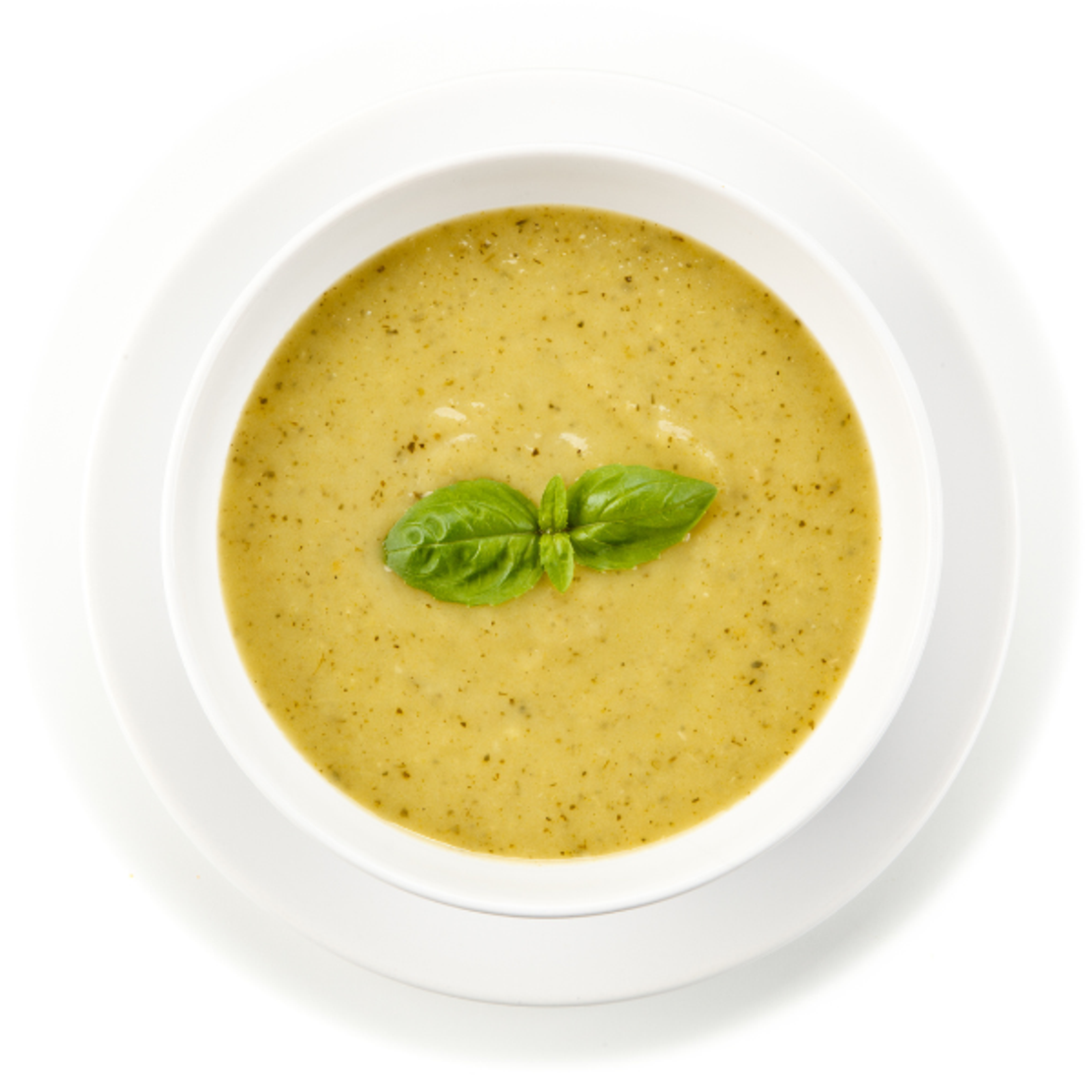 מרק קישואים בזיליקום