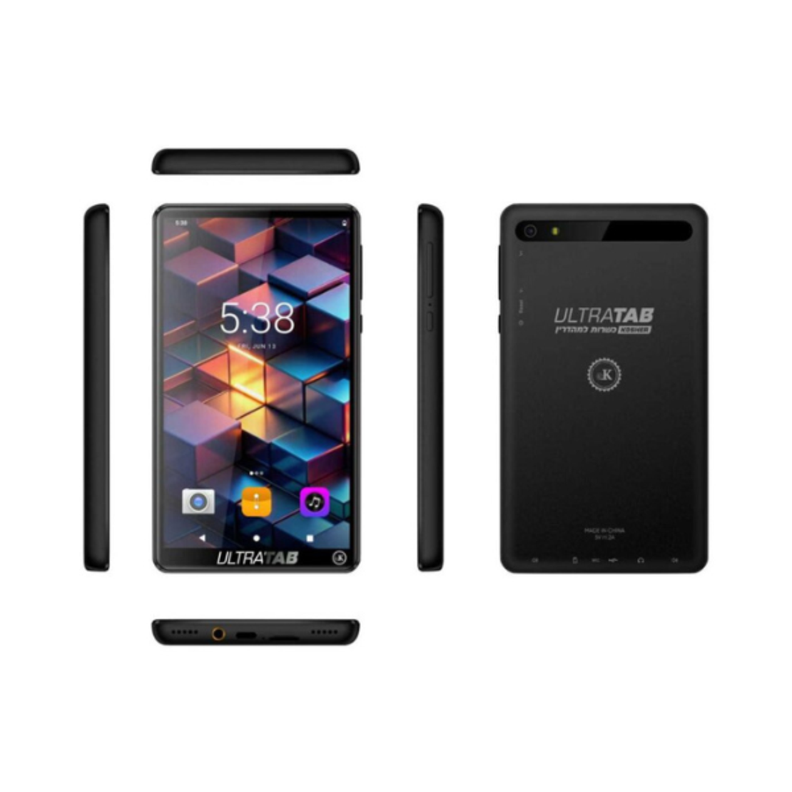 טאבלט אולטרא טאב כשר למהדרין ULTRA TAB GAMESTAR 6 אינץ' 64GB