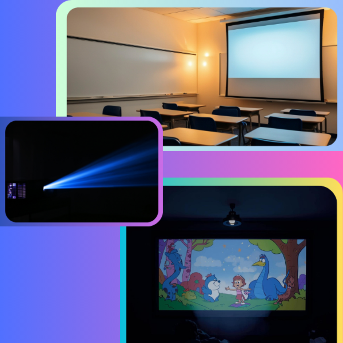 מקרן עוצמתי כשר סאמויקס איי פרוג'קטור - Samvix iPROJECTOR FULL HD