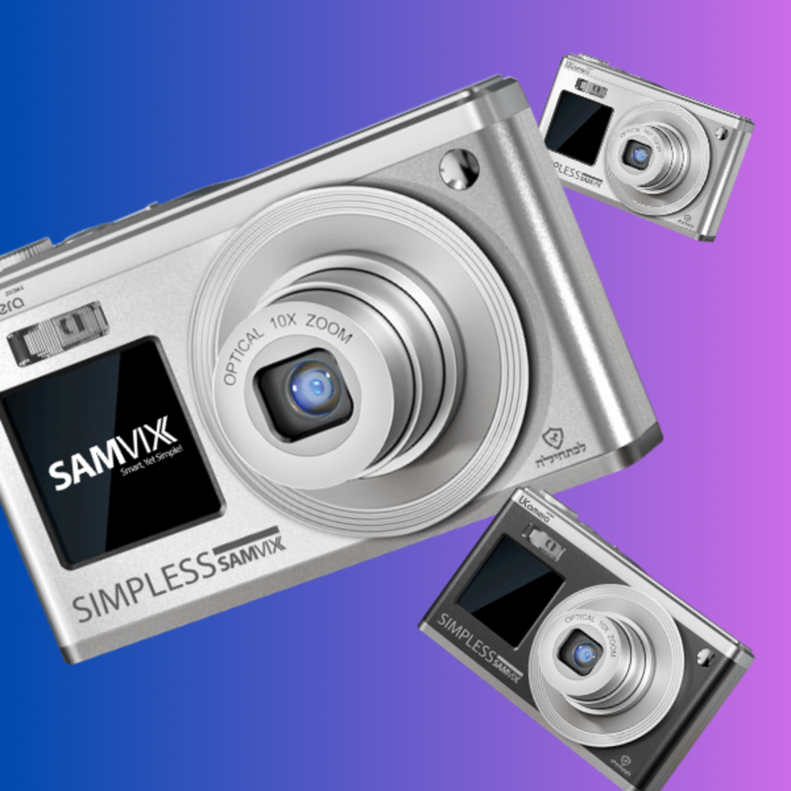 מצלמה דיגיטלית כשרה יו קאמרה זום 5 - UCAMERA ZOOM 5 4K