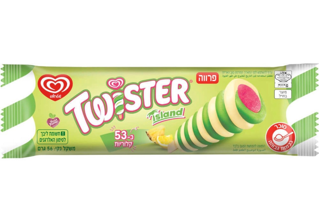 טויסטר בטעם לימון ליים תות ואננס פרווה