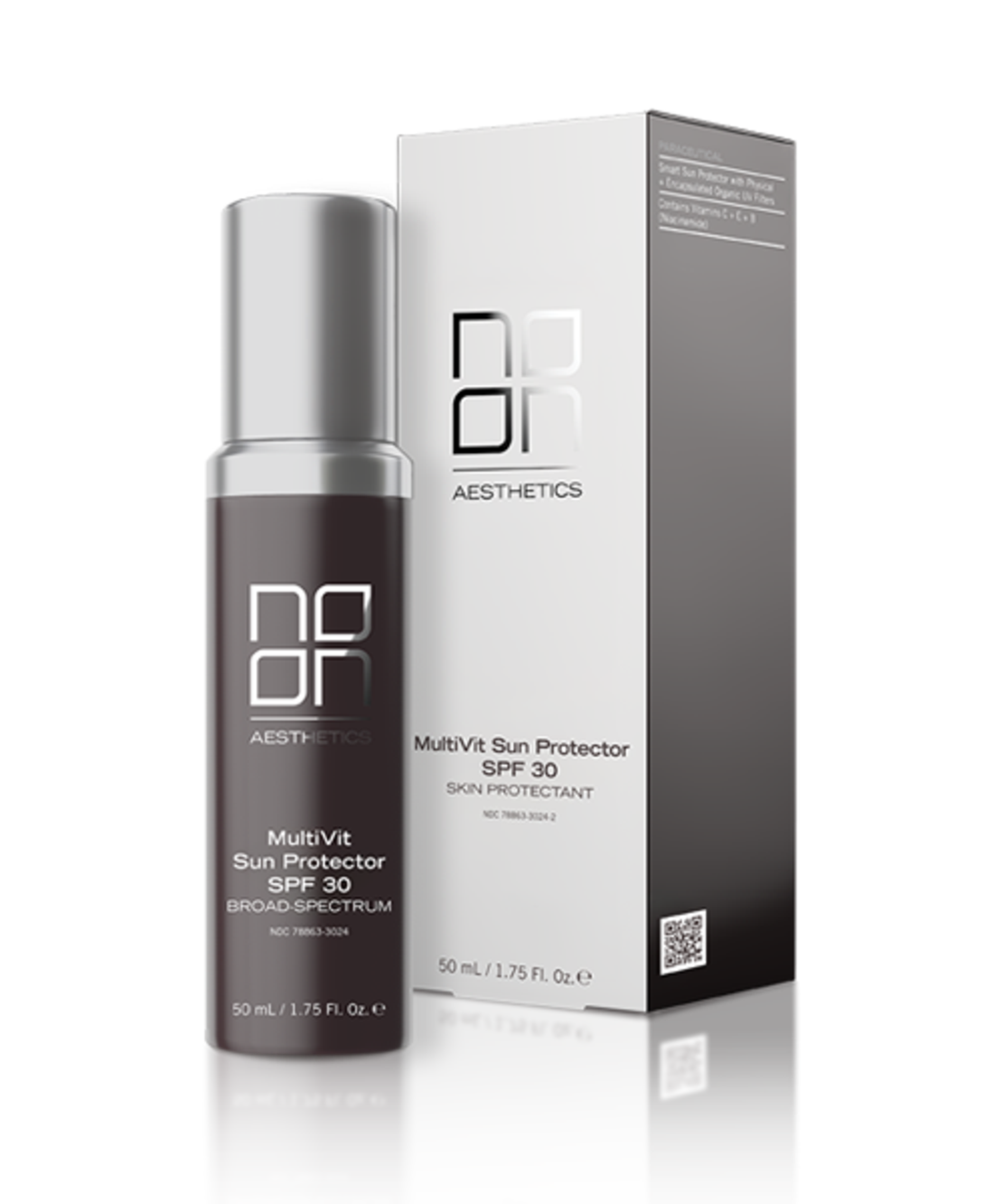 מגן שמש ויטמינים MultiVit Sun Protector 50ml של NOON Aesthetics בקליניקת HBeauty נתניה