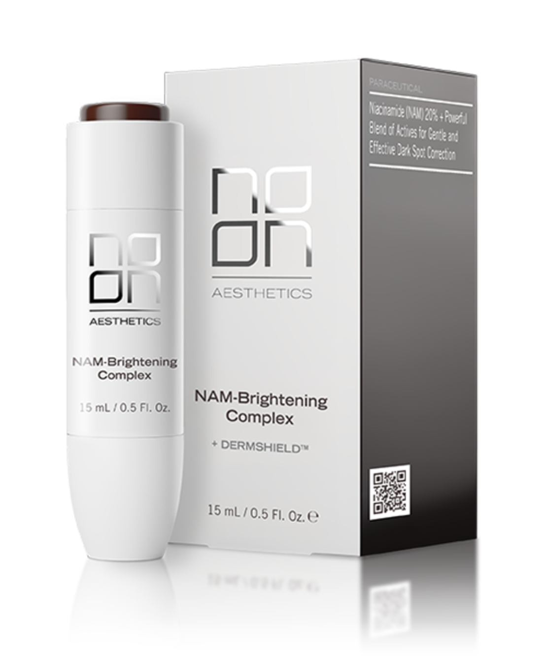 סרום הבהרה ללא חומצות NAM-Brightening Complex של NOON Aesthetics בקליניקת HBeauty נתניה