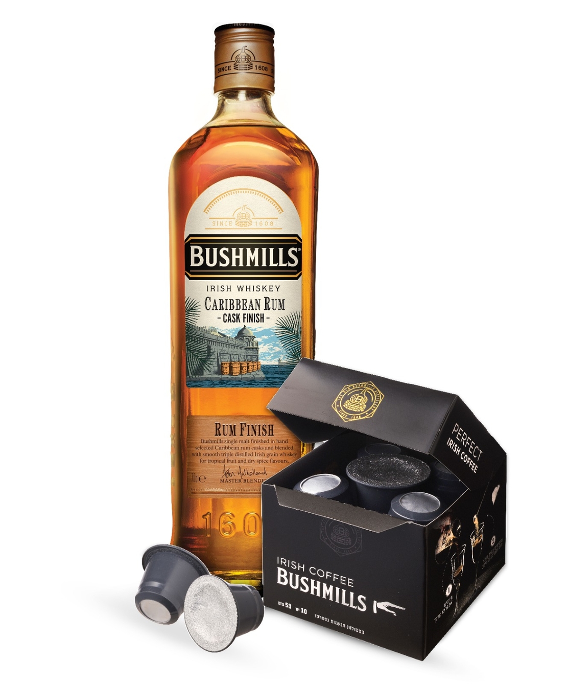 בושמילס קאריביאן רום קאסק פיניש BUSHMILLS CARIBBEAN RUM CASK FINISH