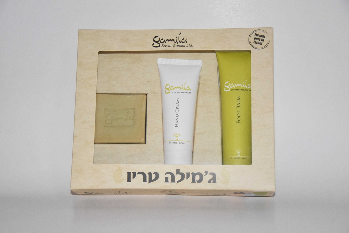 מארז קרמים וסבון טריו