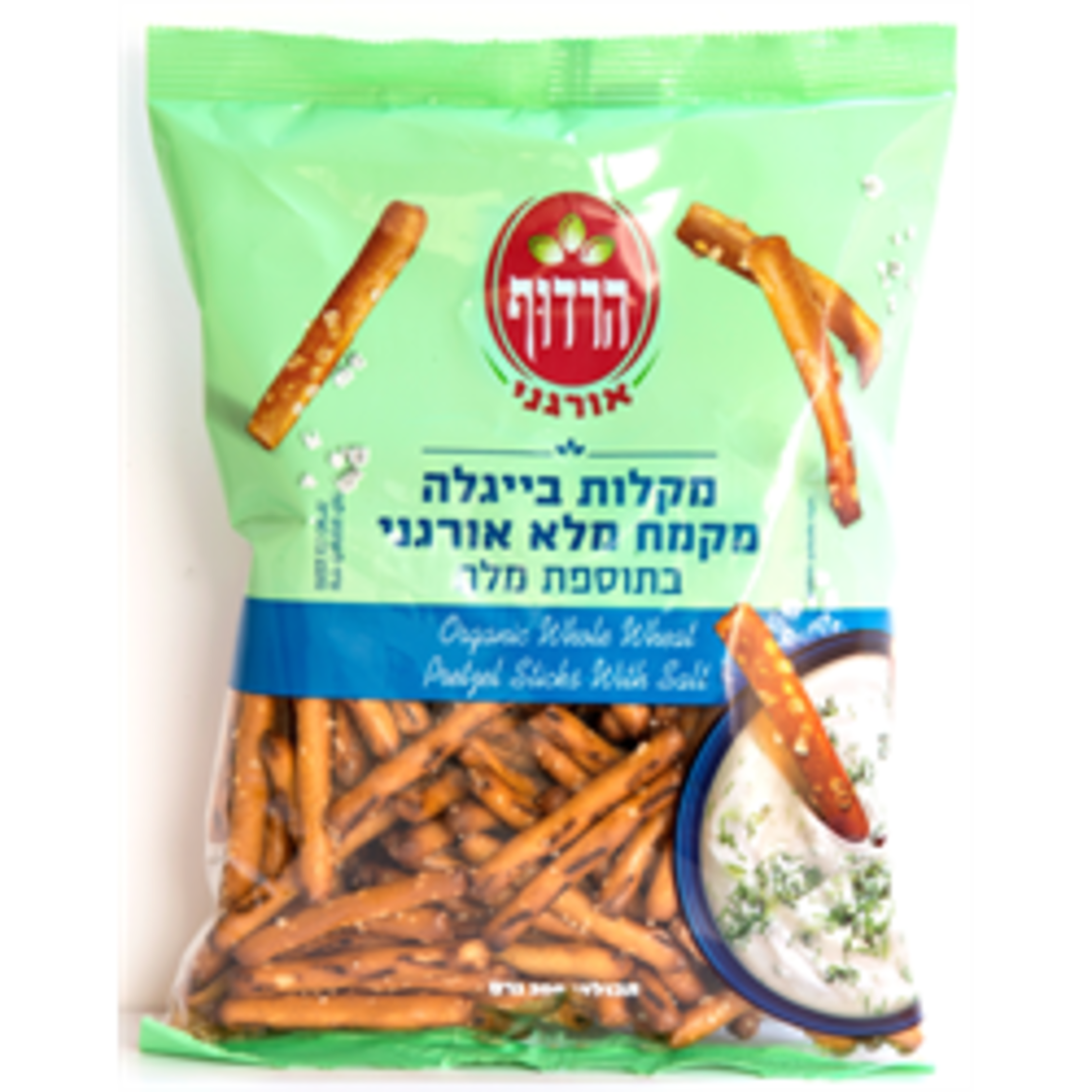 מקלות בייגלה מקמח חיטה מלא אורגני בתוספת מלח