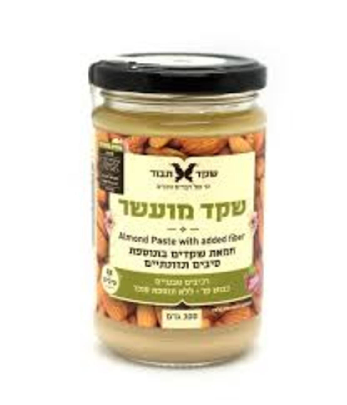 חמאת שקדים בתוספת סיבים תזונתיים