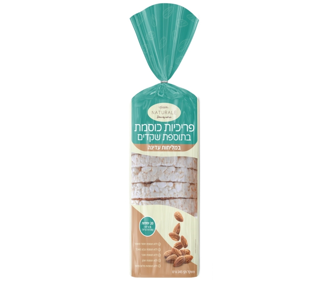 פריכיות כוסמת בתוספת שקדים