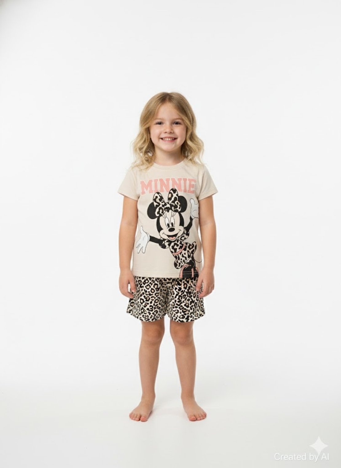 פיג'מה DELTA קיץ 2-12 בנות מיני מאוס אופוויט