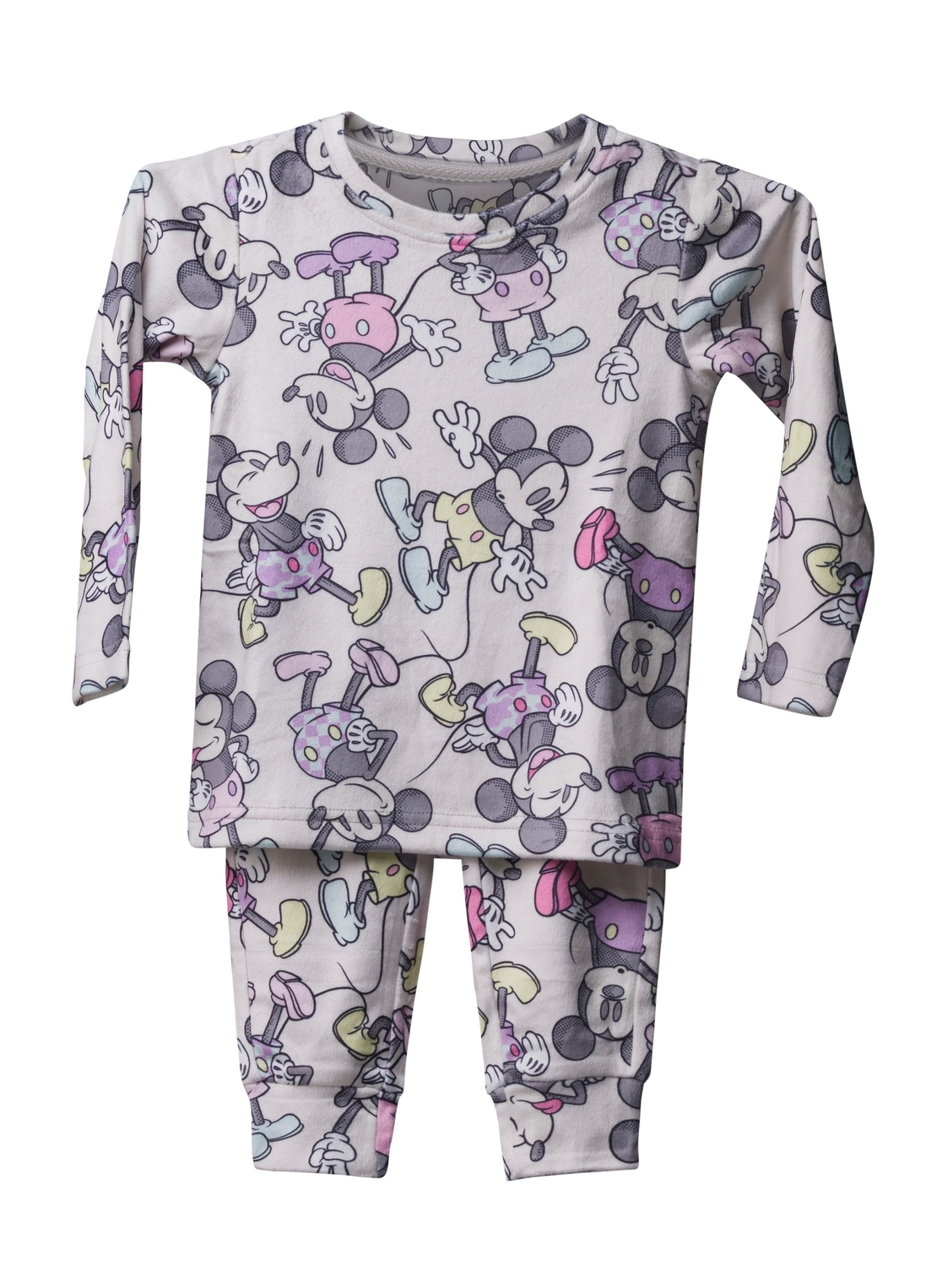 פיג'מה קטיפה DELTA מיקי מאוס 2-10 בנות