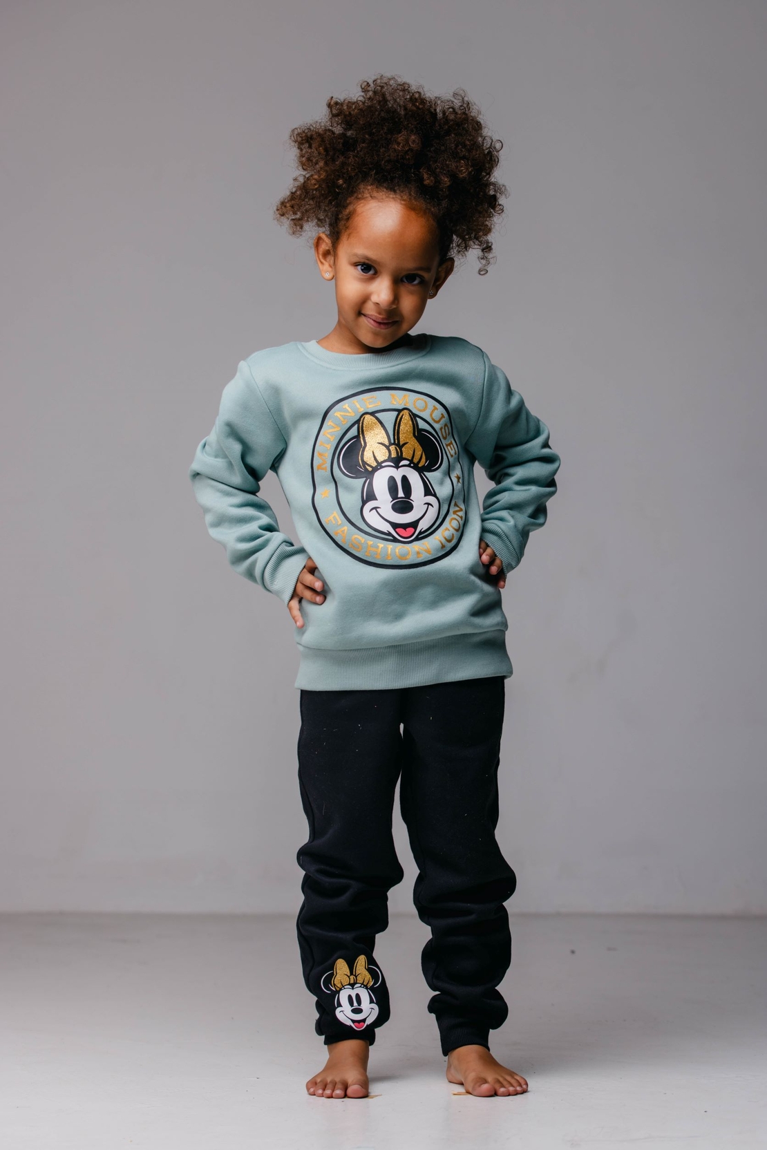 חליפה פוטר DELTA בנות (2-8) מיני מאוס ירוק