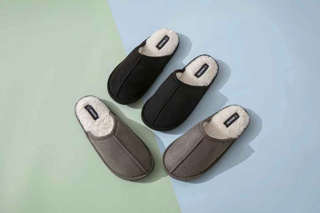 נעלי בית פרווה 40-45 (שחור/אפור)