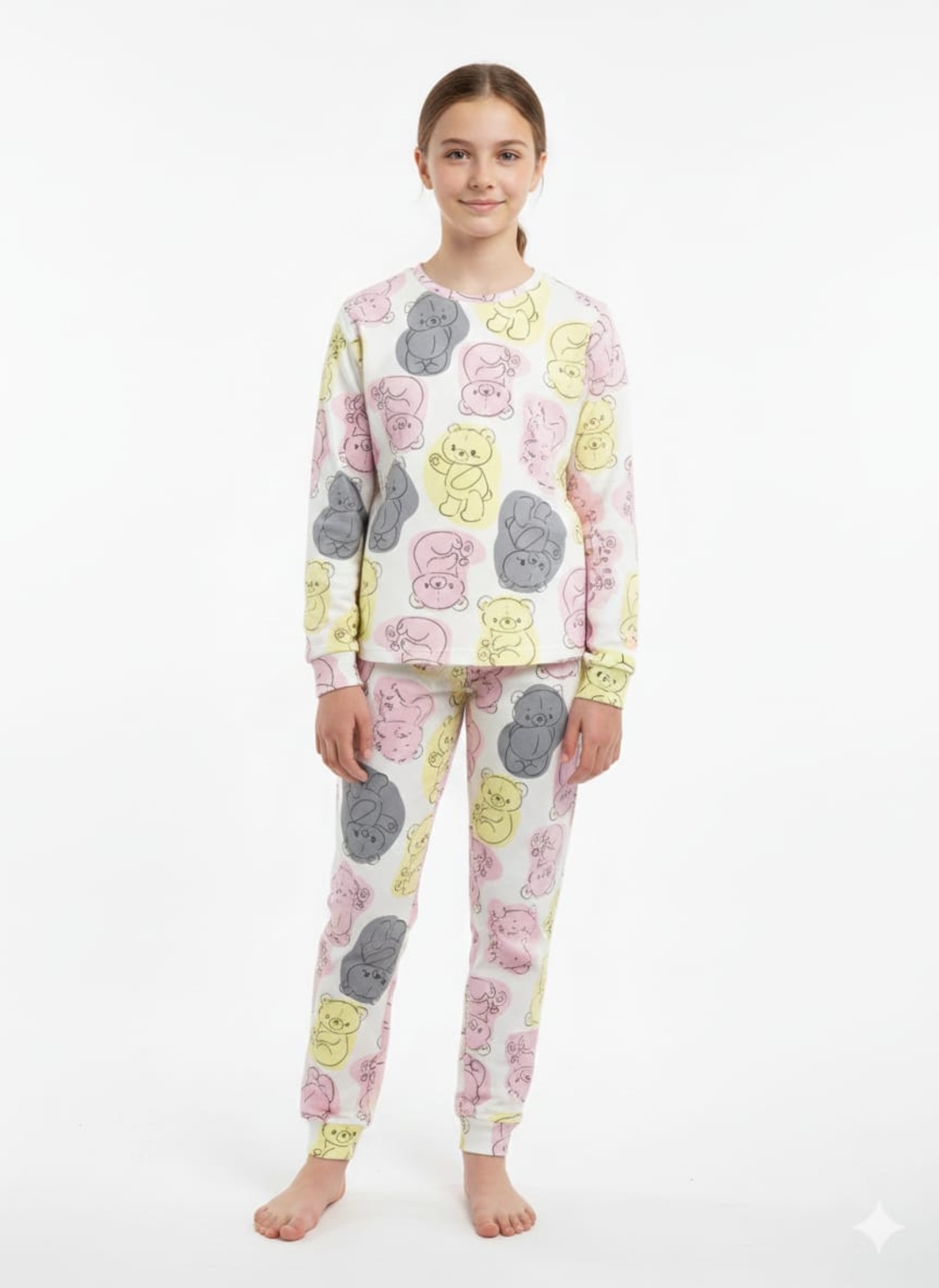פיג'מה פוטר מדוגמת 14-18 בנות