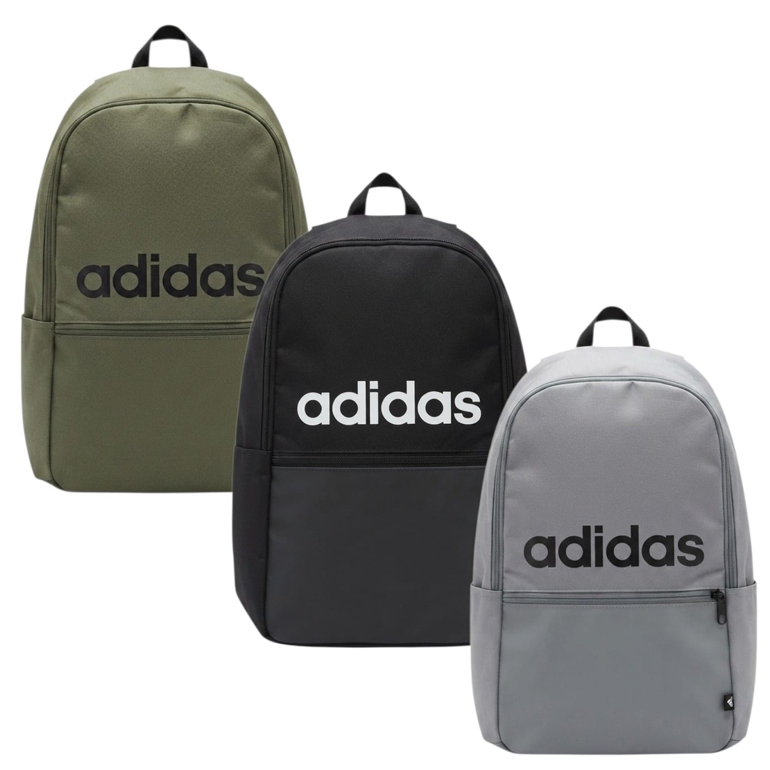 תיק בית ספר adidas (ירוק/אפור/שחור)