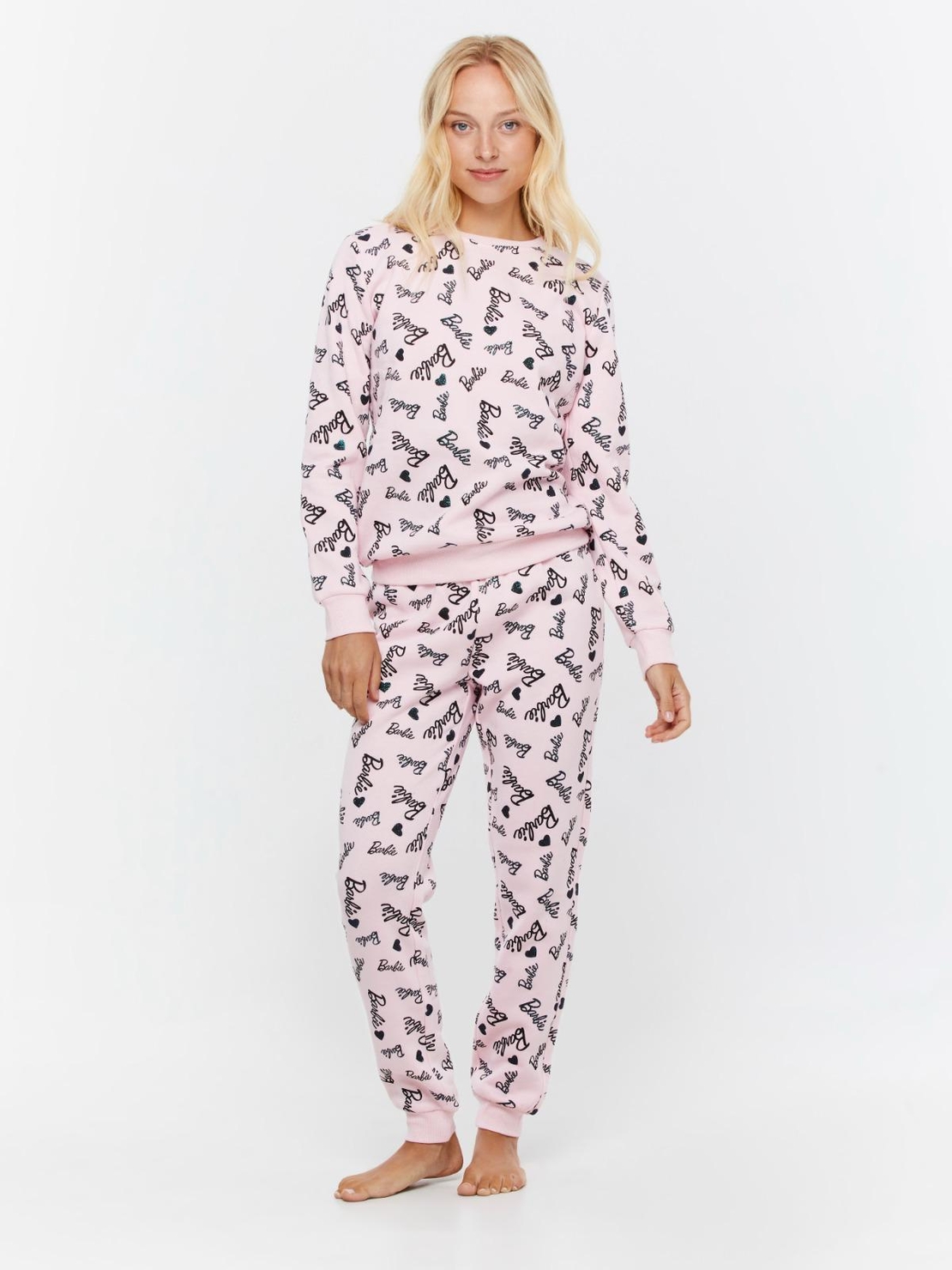 פיג'מה פוטר INTIMA נשים S-XL ברבי ורוד