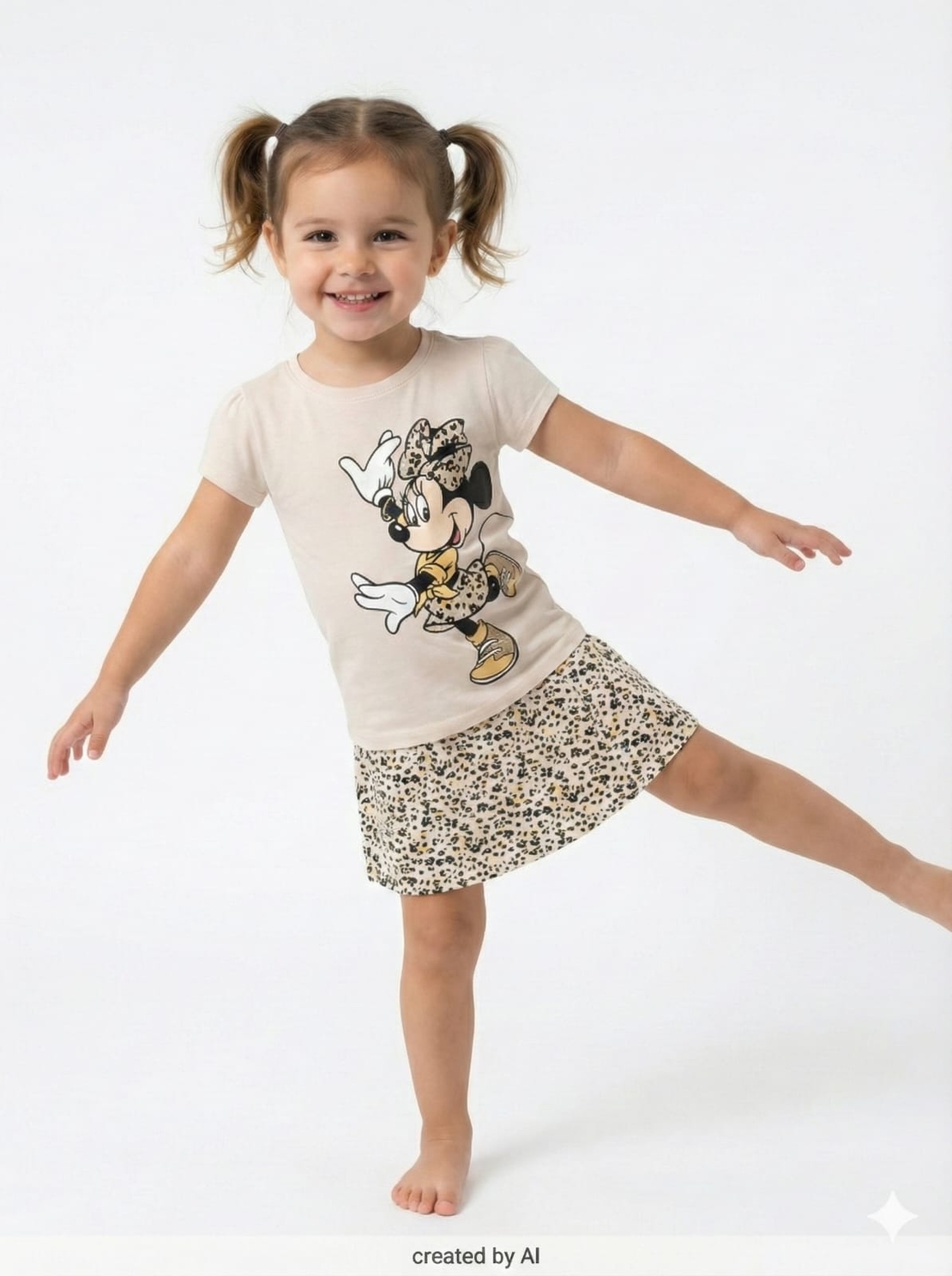 חליפה חצאית DELTA קיץ 2-8 בנות מיני מאוס אופוויט