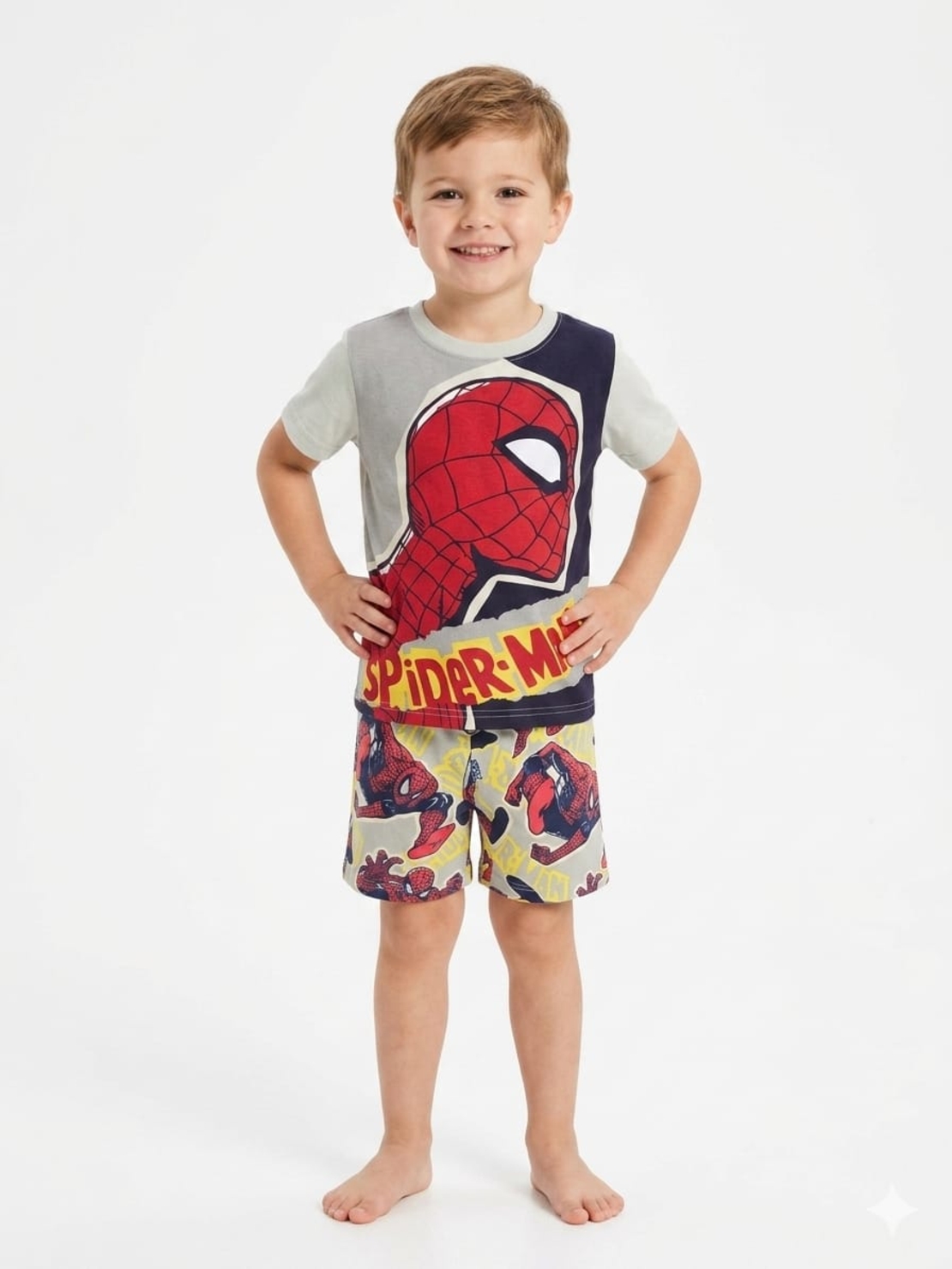 פיג'מה דיסני קיץ 2-10 בנים ספיידרמן