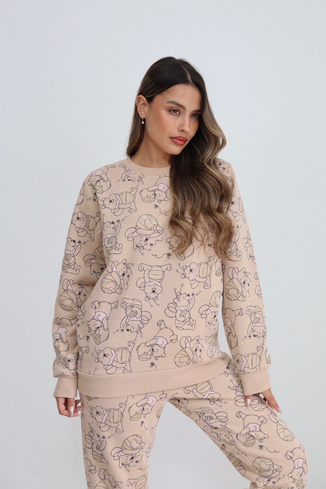 פיג'מה פוטר DELTA נשים מידות גדולות XXL פו הדב אופוויט