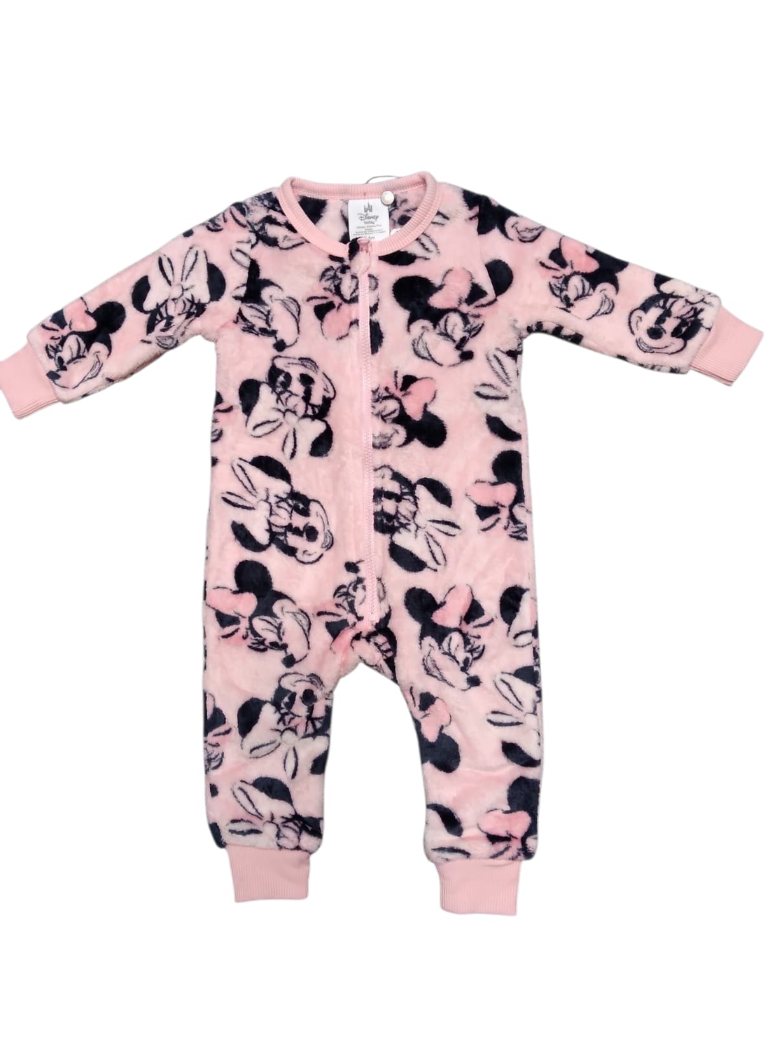 אוברול פלאפי DELTA תינוקות 3-24M מיני מאוס ורוד