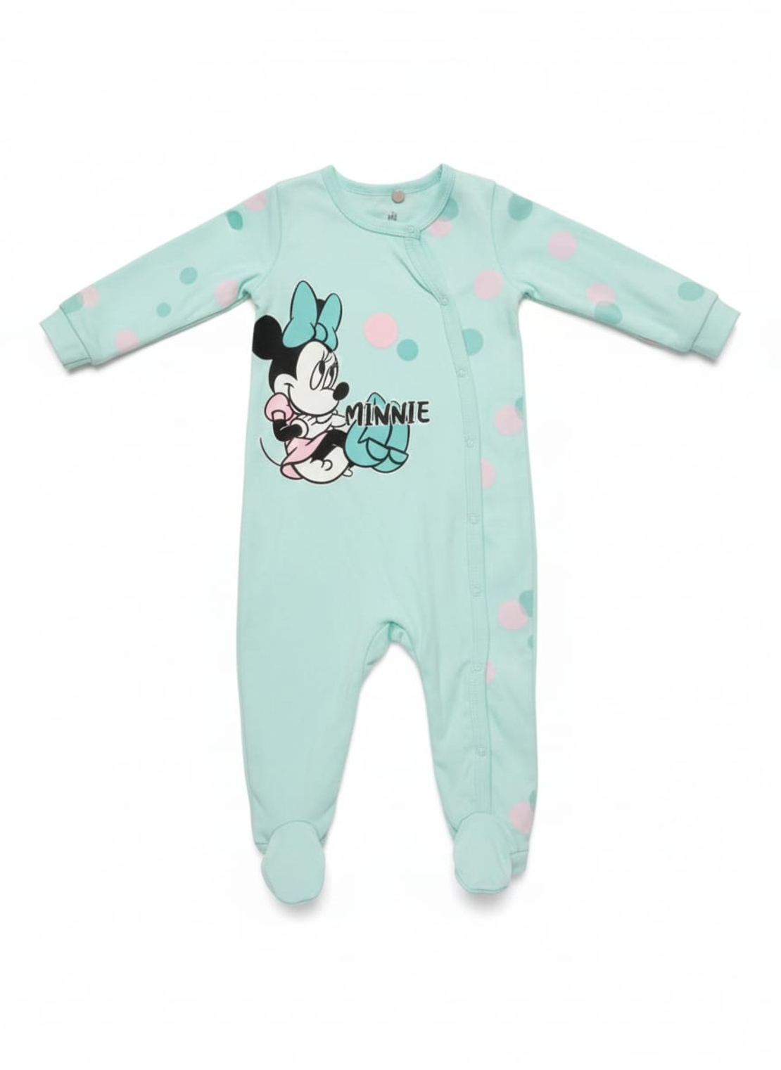 אוברול מעבר DELTA תינוקות בנות מיני מאוס טורקיז