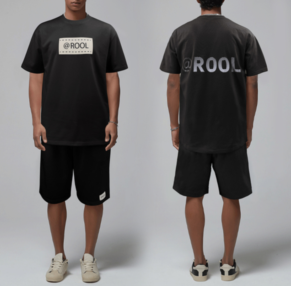 חליפה מדוגמת S-XXL גבר (שחור/כחול/ירוק/אופוויט)