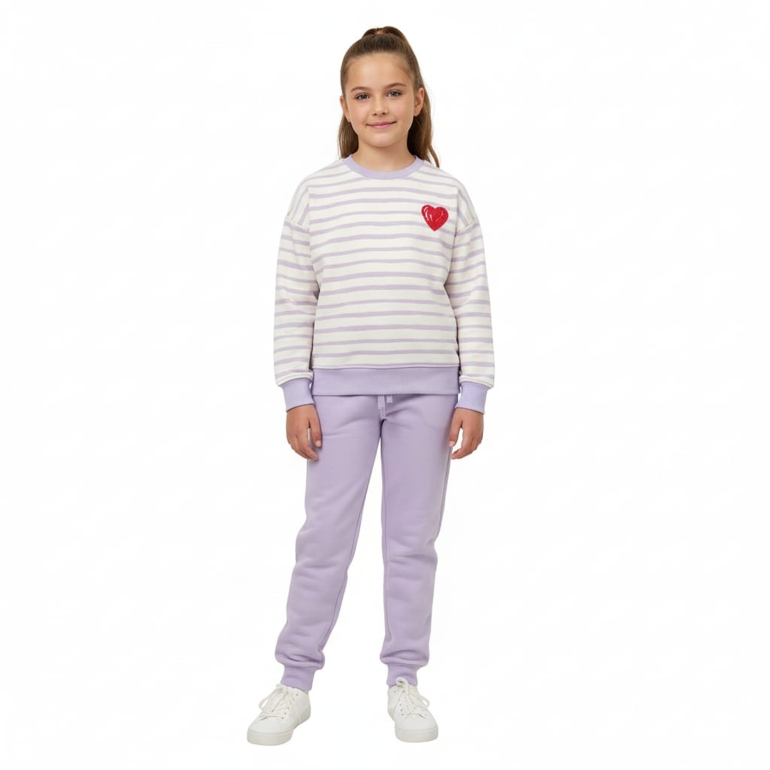 חליפה פוטר מדוגמת 10-14 בנות (צהוב/ורוד/כתום/סגול)