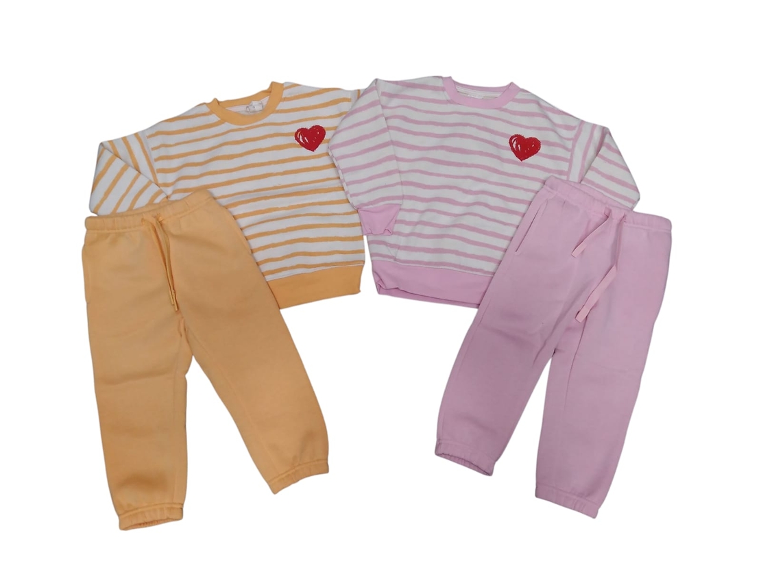 חליפה פוטר מדוגמת 10-14 בנות (צהוב/ורוד/כתום/סגול)