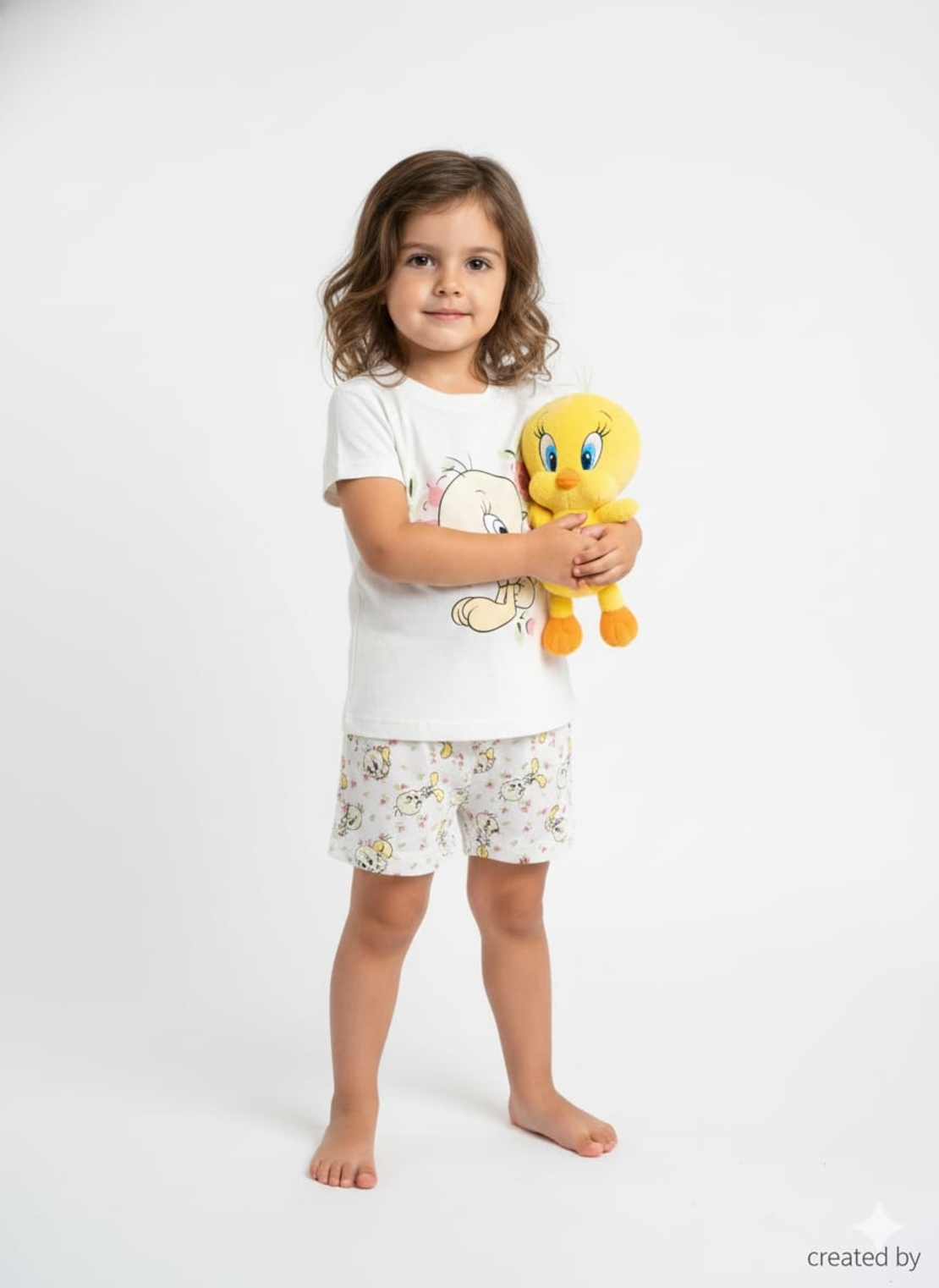 פיג'מה DELTA קיץ 2-12 בנות טוויטי