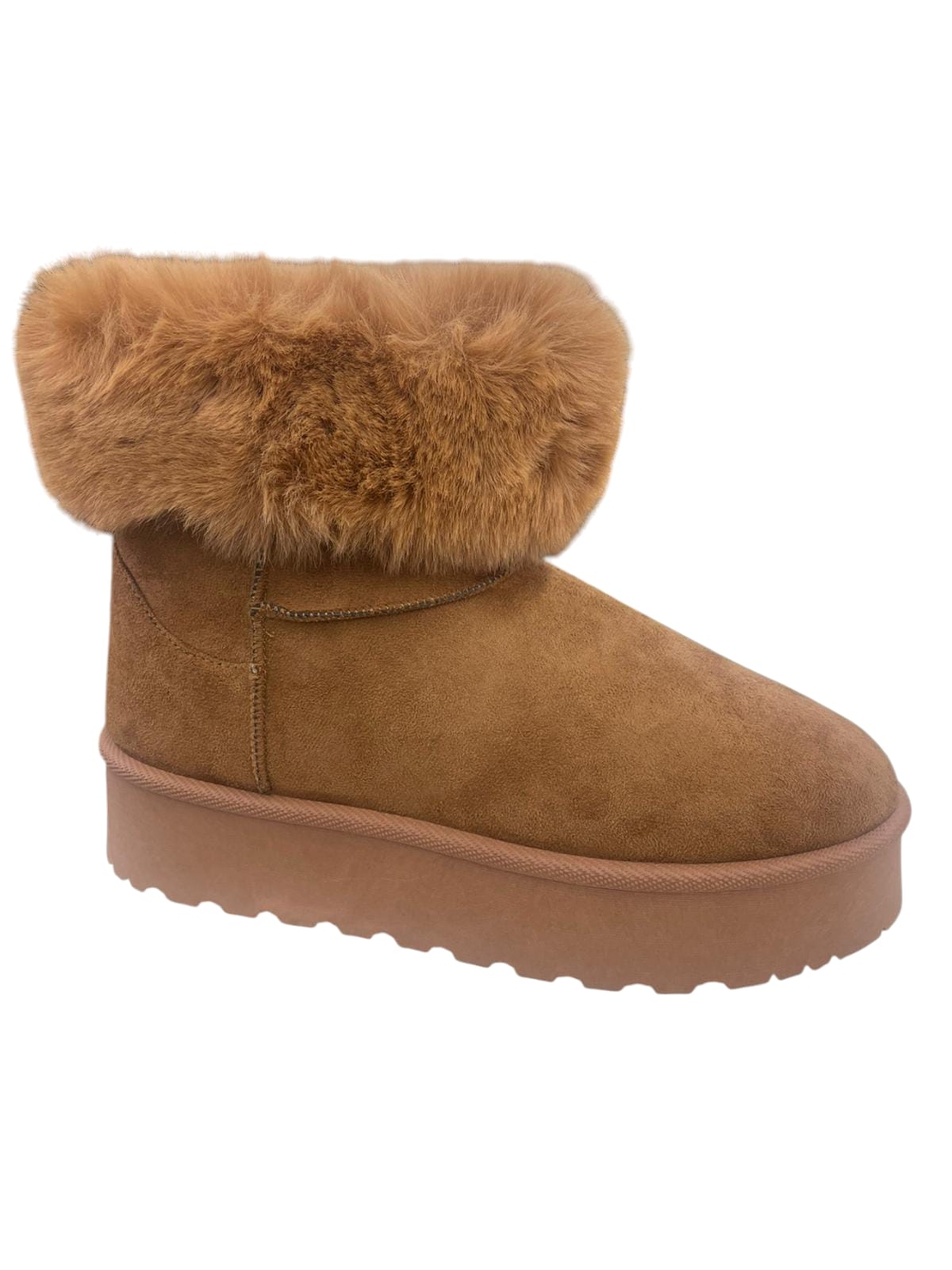 מגף פרווה 36-40 נשים (חום)