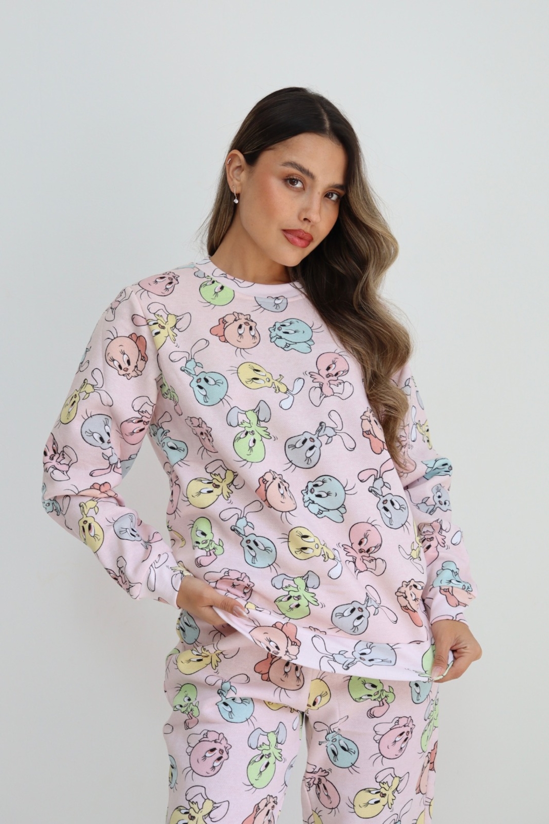 פיג'מה פוטר DELTA נשים XS-XL טוויטי