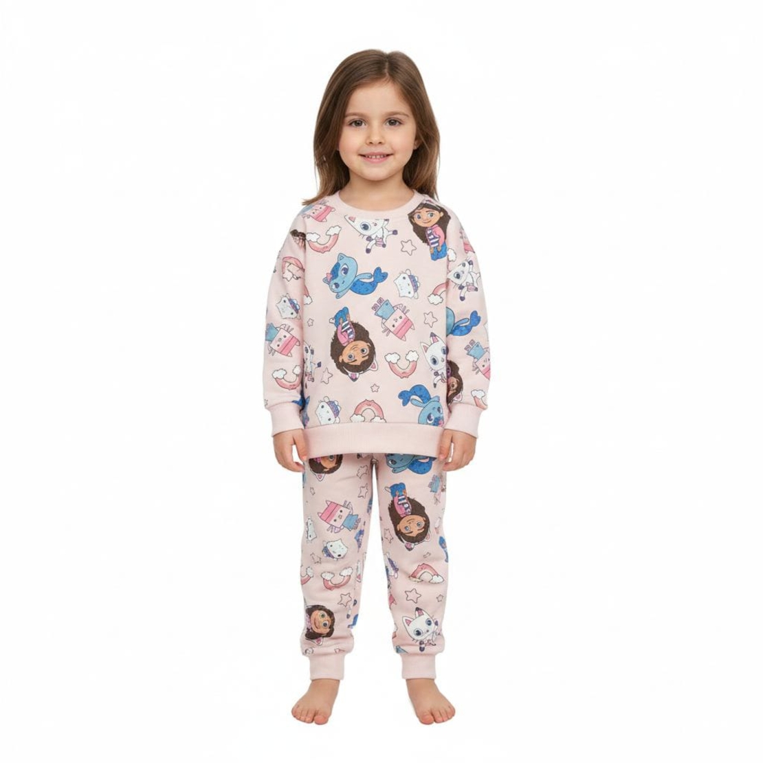 פיג'מה פוטר GOLF בנות 2-10 גבי ורוד