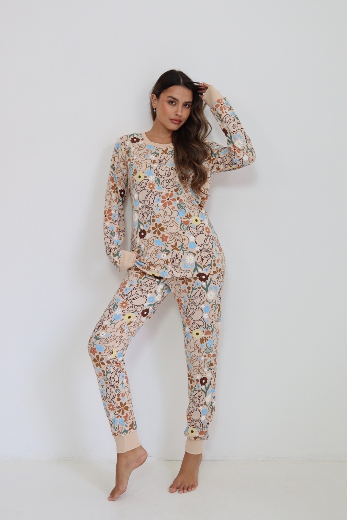 פיג'מה DELTA מעבר ויסקוזה XS-XL נשים מיני מאוס