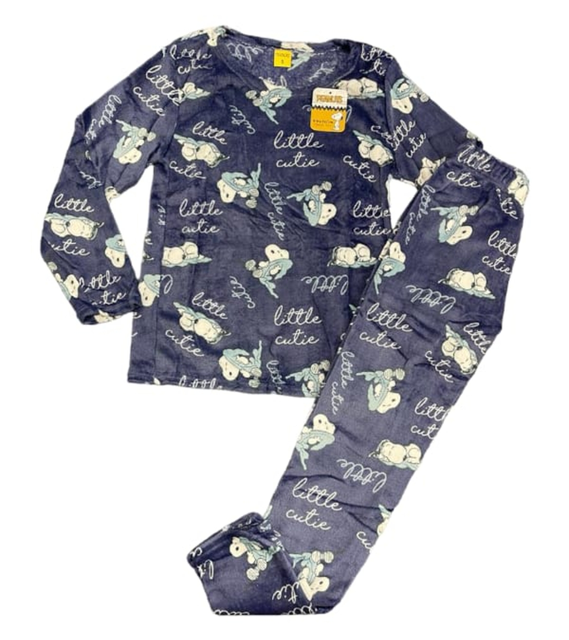 פיג'מה פלאפי נשים סנופי סגול S-XL