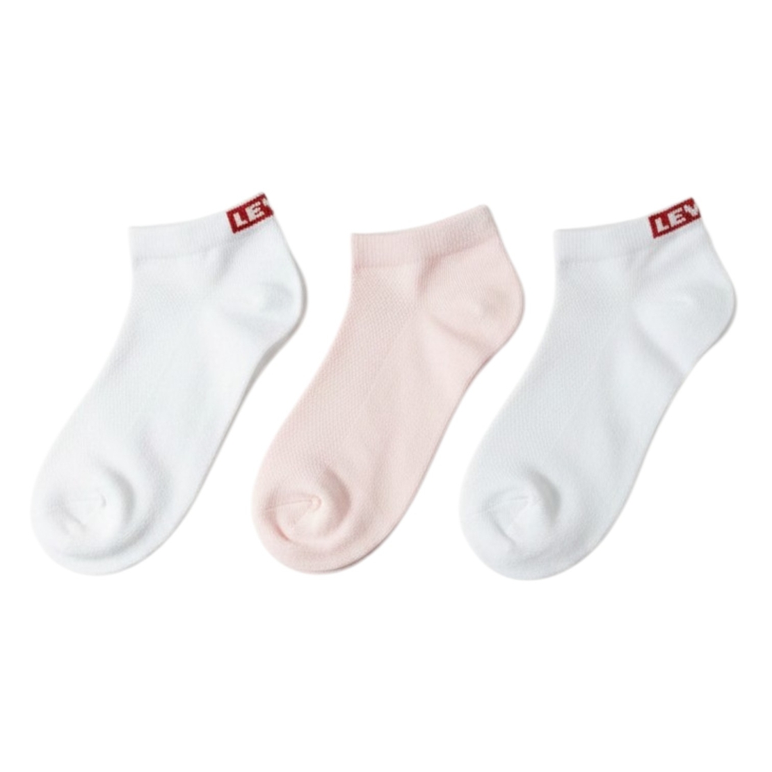 מארז 3 זוגות גרבי קרסוליות LEVI'S נשים (37-40)