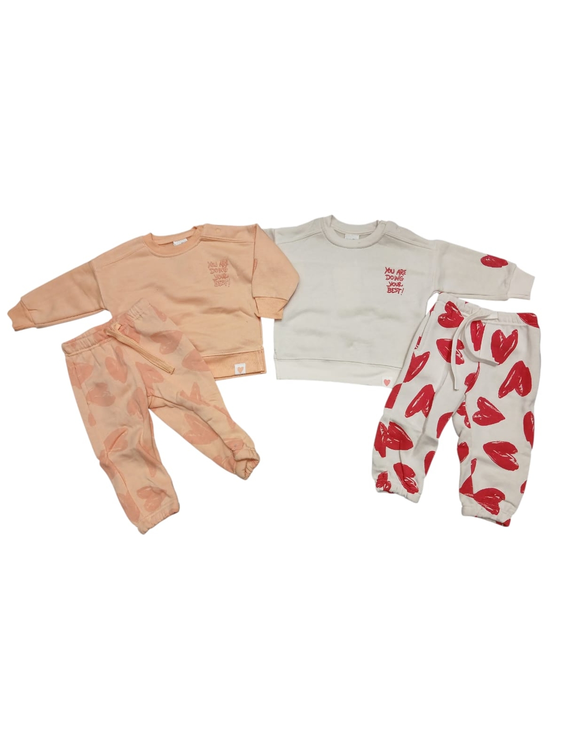 חליפה פוטר מדוגמת 12-24M בנות (כתום/צהוב/ורוד/אופוויט)