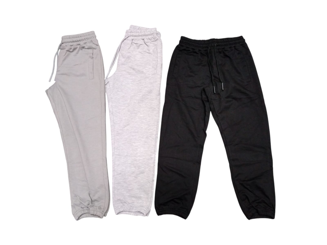 מכנס פרנץ' טרי מעבר ארוך (שחור/אפור/אפור בהיר) 8-18 בנים