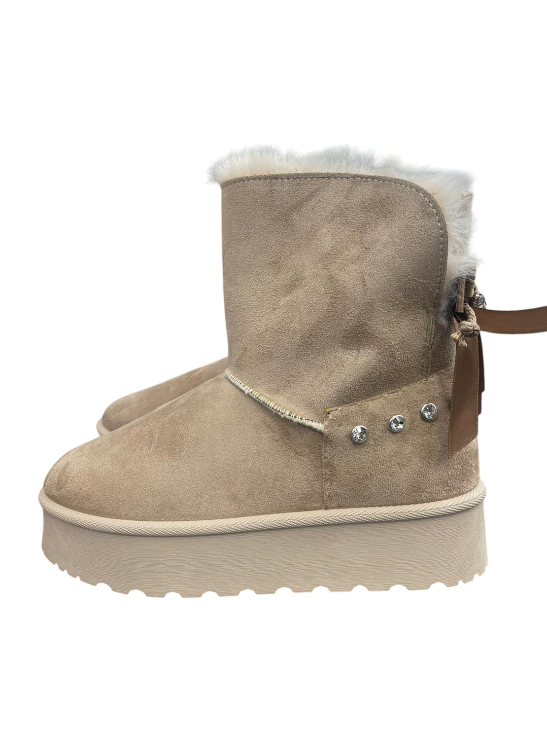 מגף מדוגם פרווה 36-40 נשים (אופוויט)