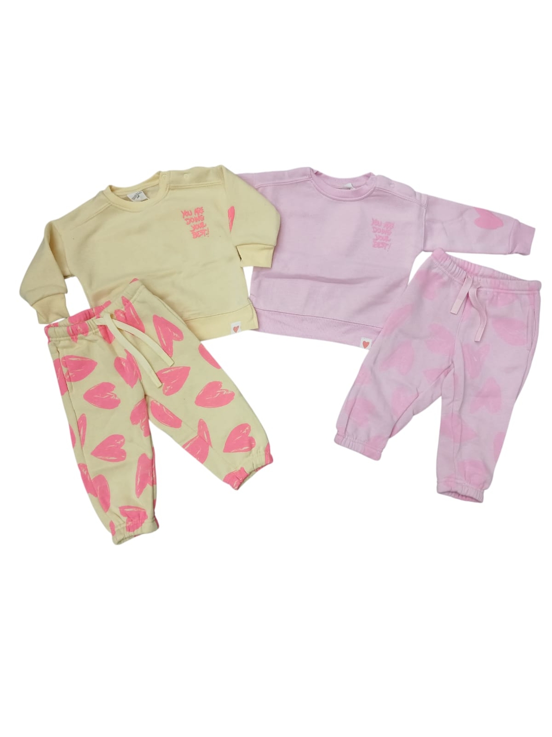 חליפה פוטר מדוגמת 12-24M בנות (כתום/צהוב/ורוד/אופוויט)