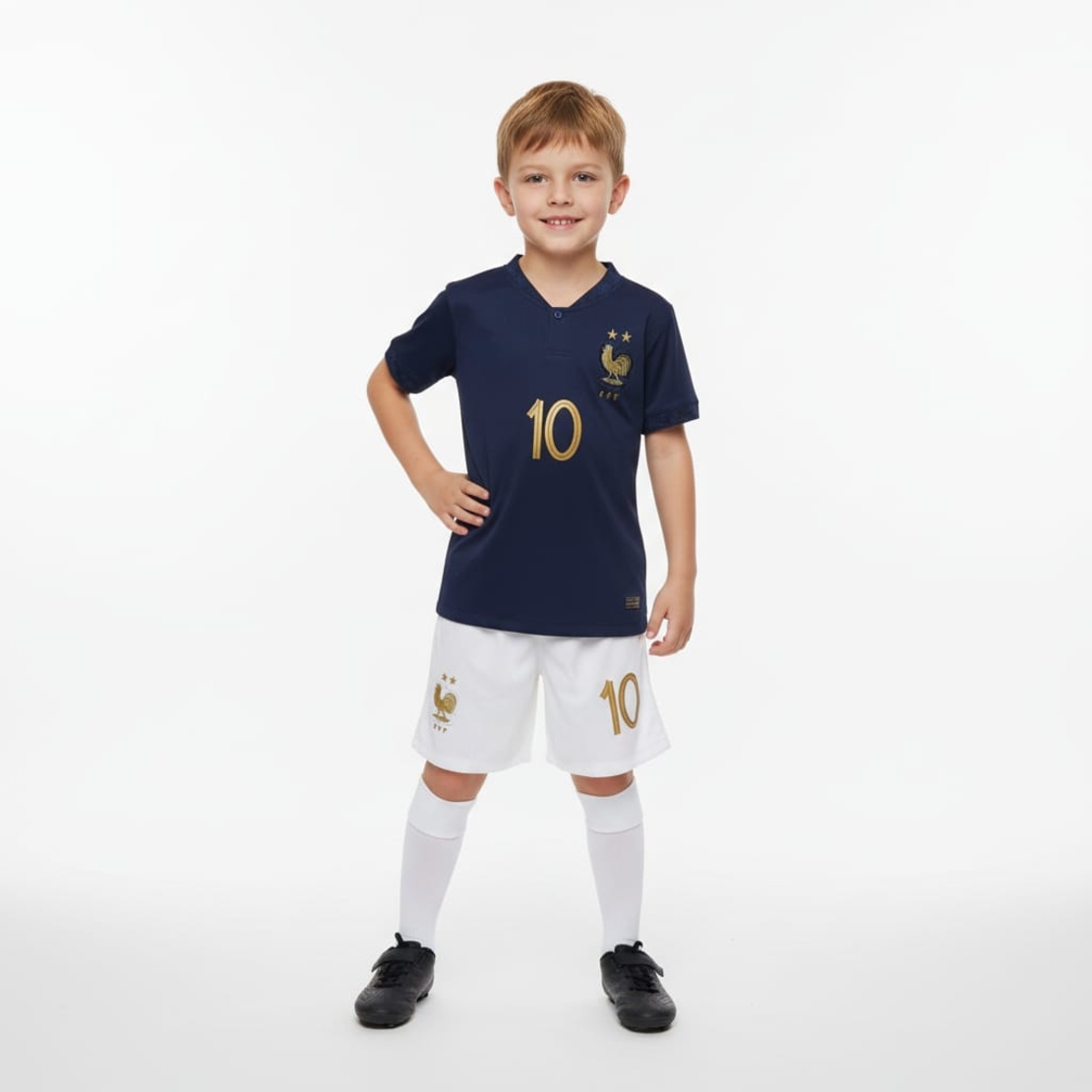 חליפה כדורגל 6-14 בנים צרפת