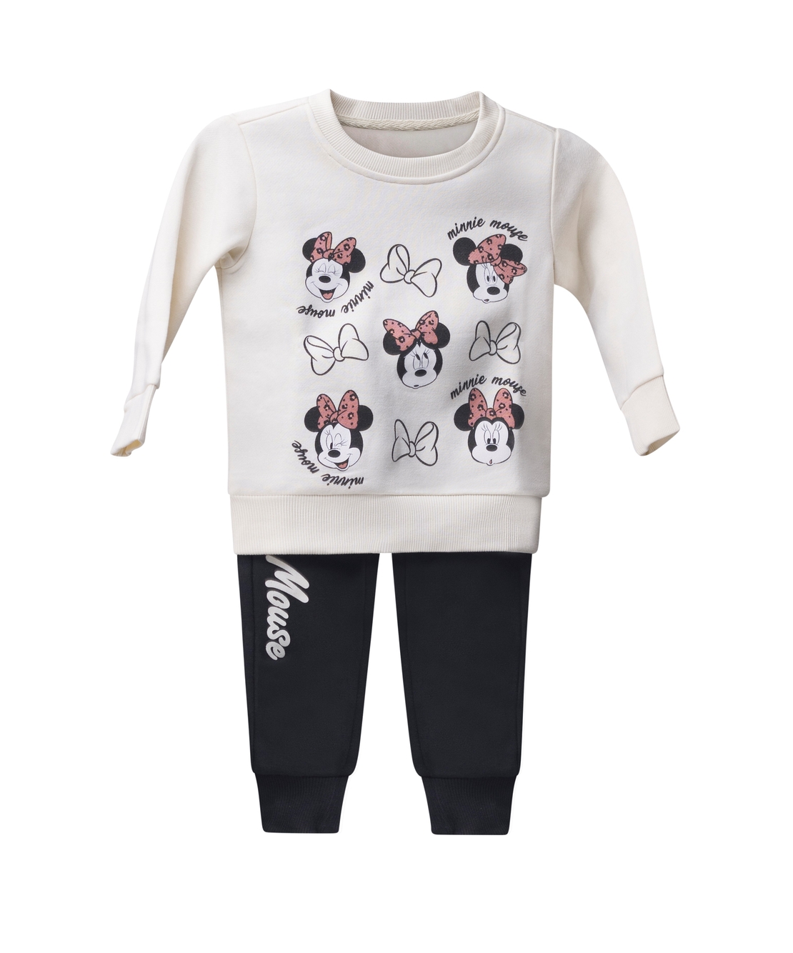 חליפה פוטר DELTA בנות (2-8) מיני מאוס שמנת