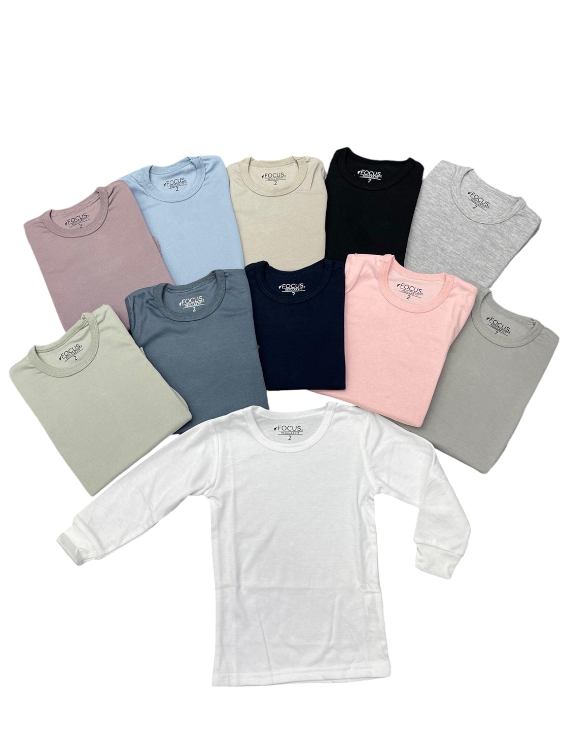 גופיה חורף פלנל 100% כותנה 2-18 ילדים (שחור/אפור/ורוד/כחול)