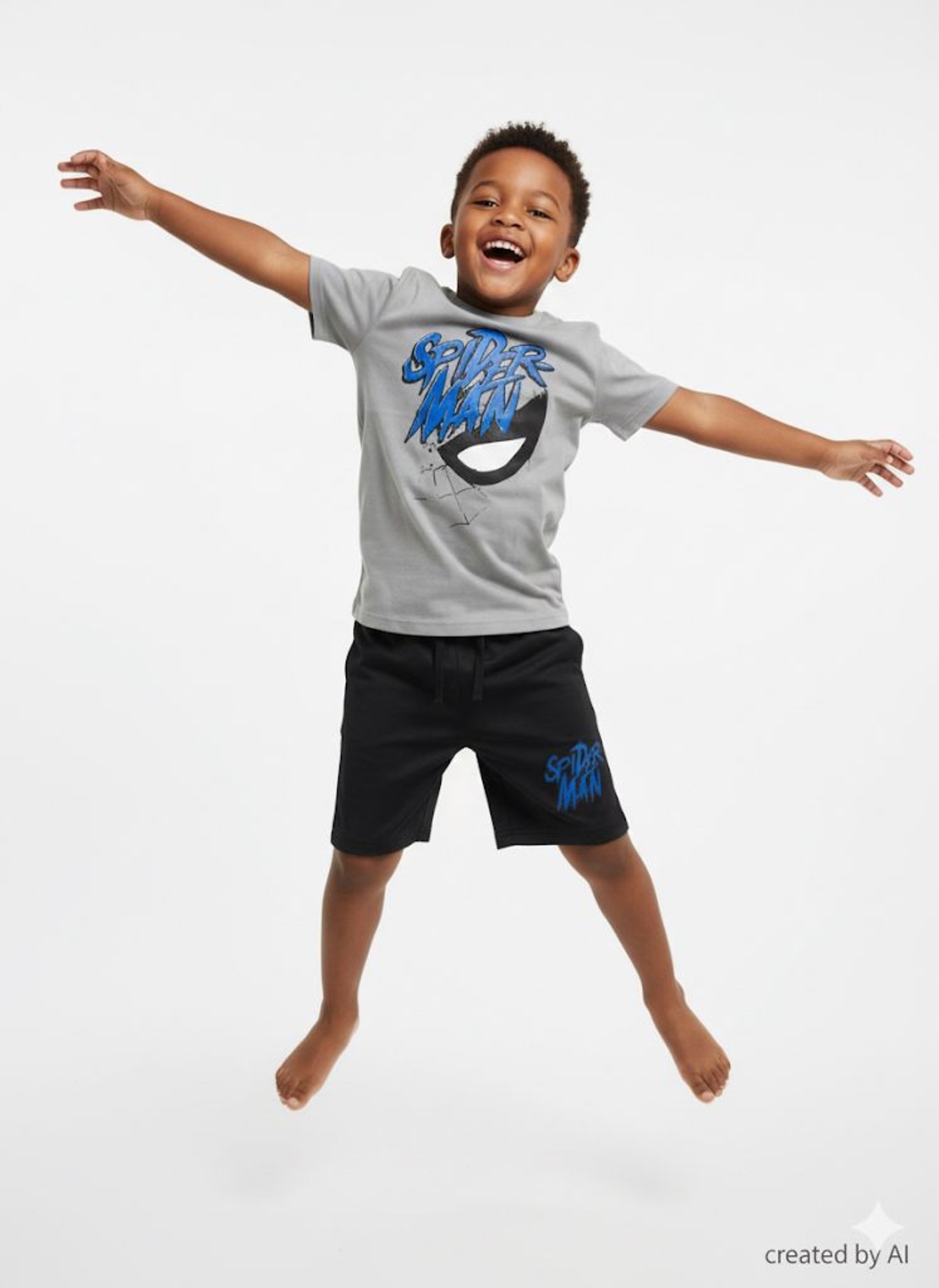 חליפה DELTA קיץ 2-10 בנים באטמן אפור