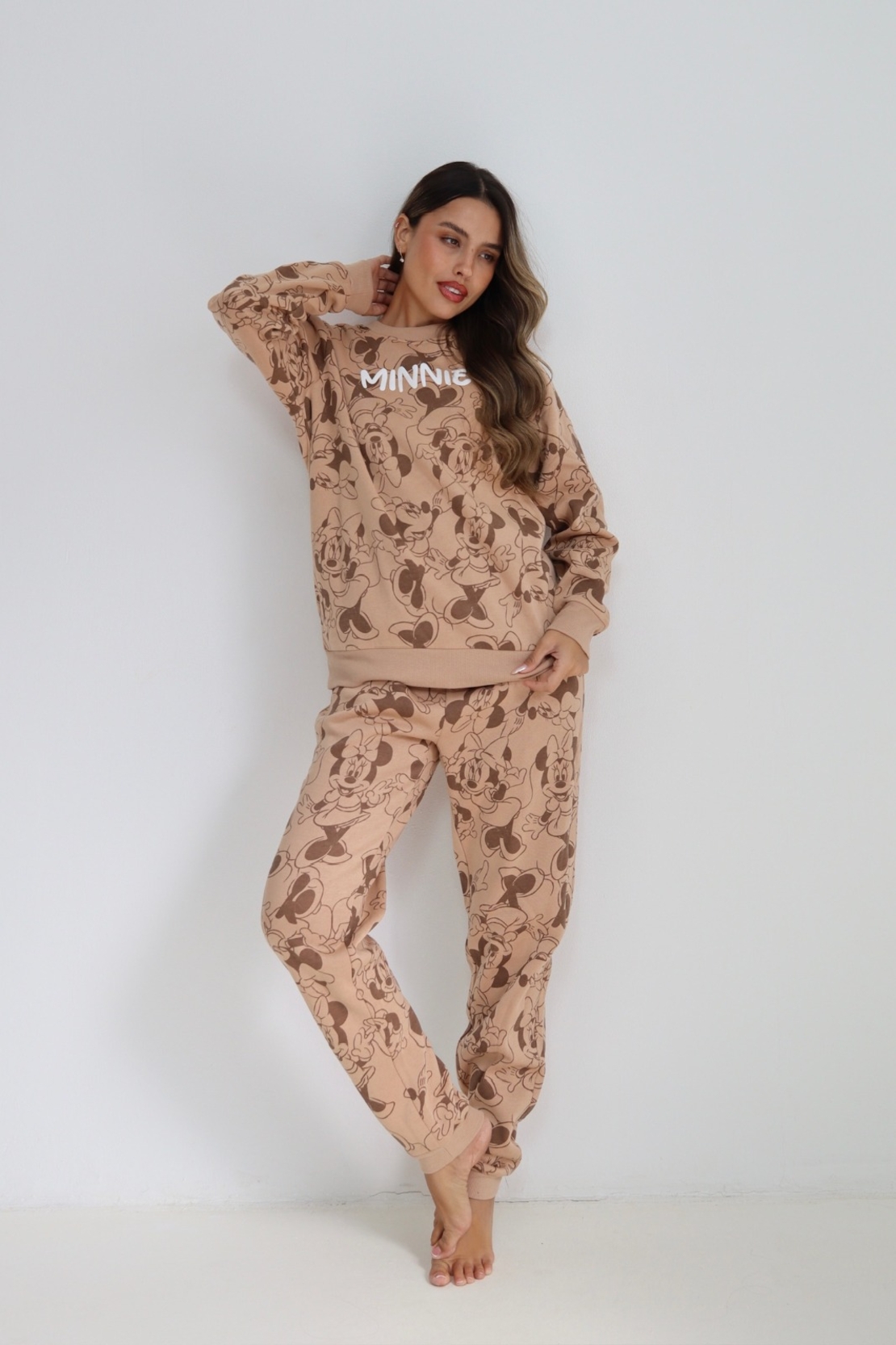 פיג'מה פוטר DELTA נשים XS-XL מיני מאוס אופוויט