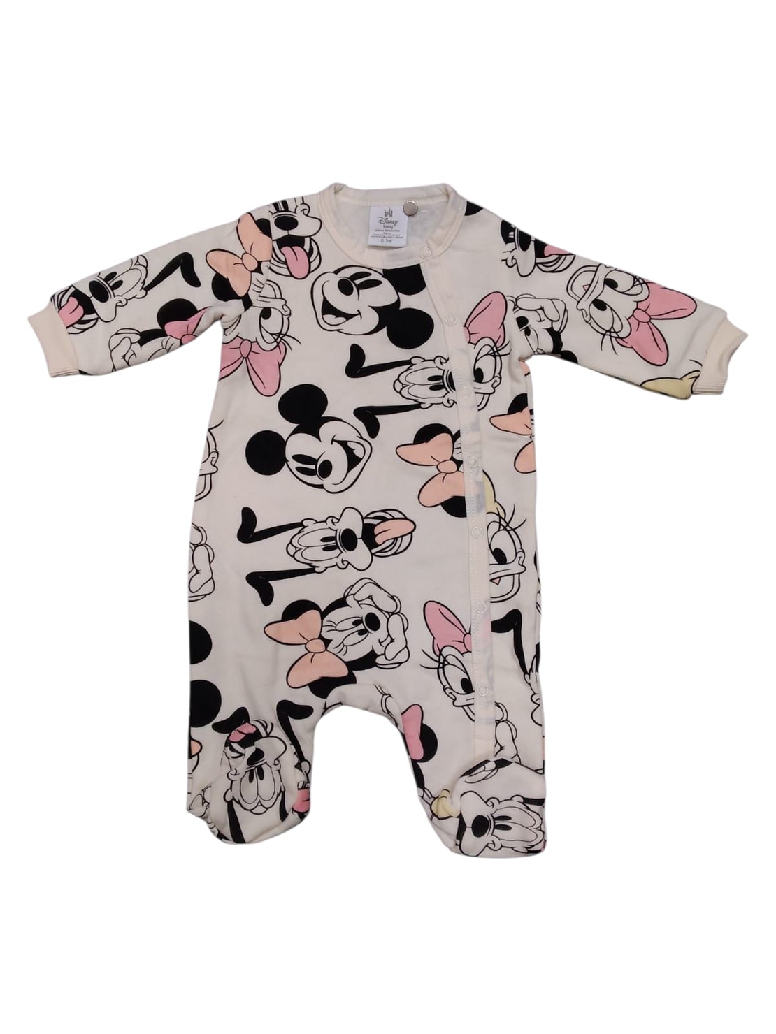 אוברול פוטר DELTA תינוקות 0-24M מיני מאוס שמנת