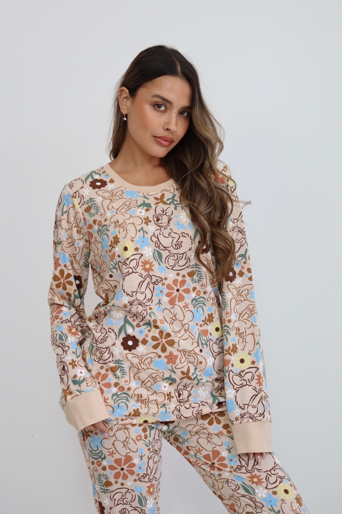 פיג'מה DELTA מעבר ויסקוזה XS-XL נשים מיני מאוס