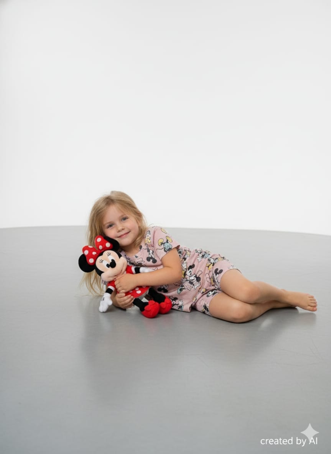 פיג'מה DELTA קיץ 2-12 בנות מיקי ומיני מאוס ורוד