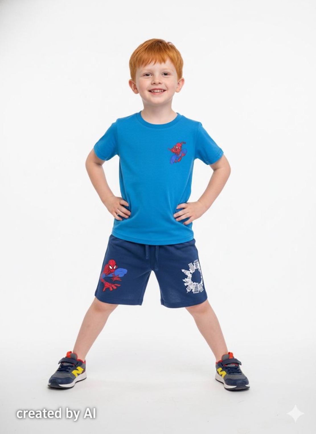 חליפה DELTA קיץ 2-10 בנים ספיידרמן טורקיז