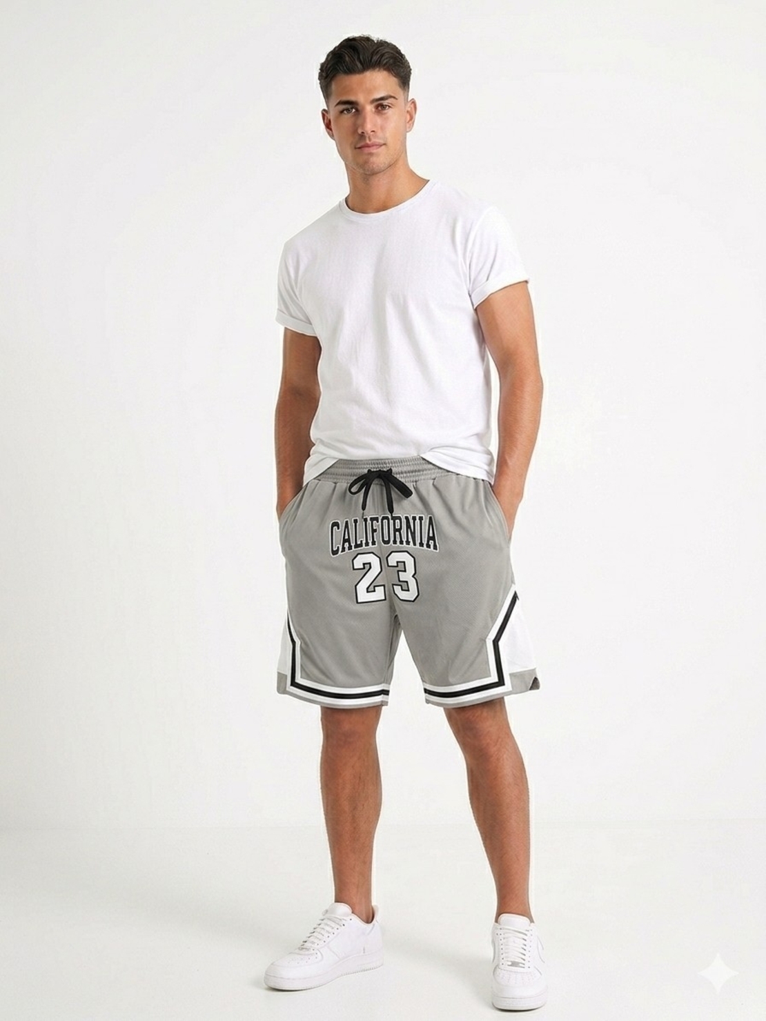 מכנס ספורט S-XXL גבר (אפור)