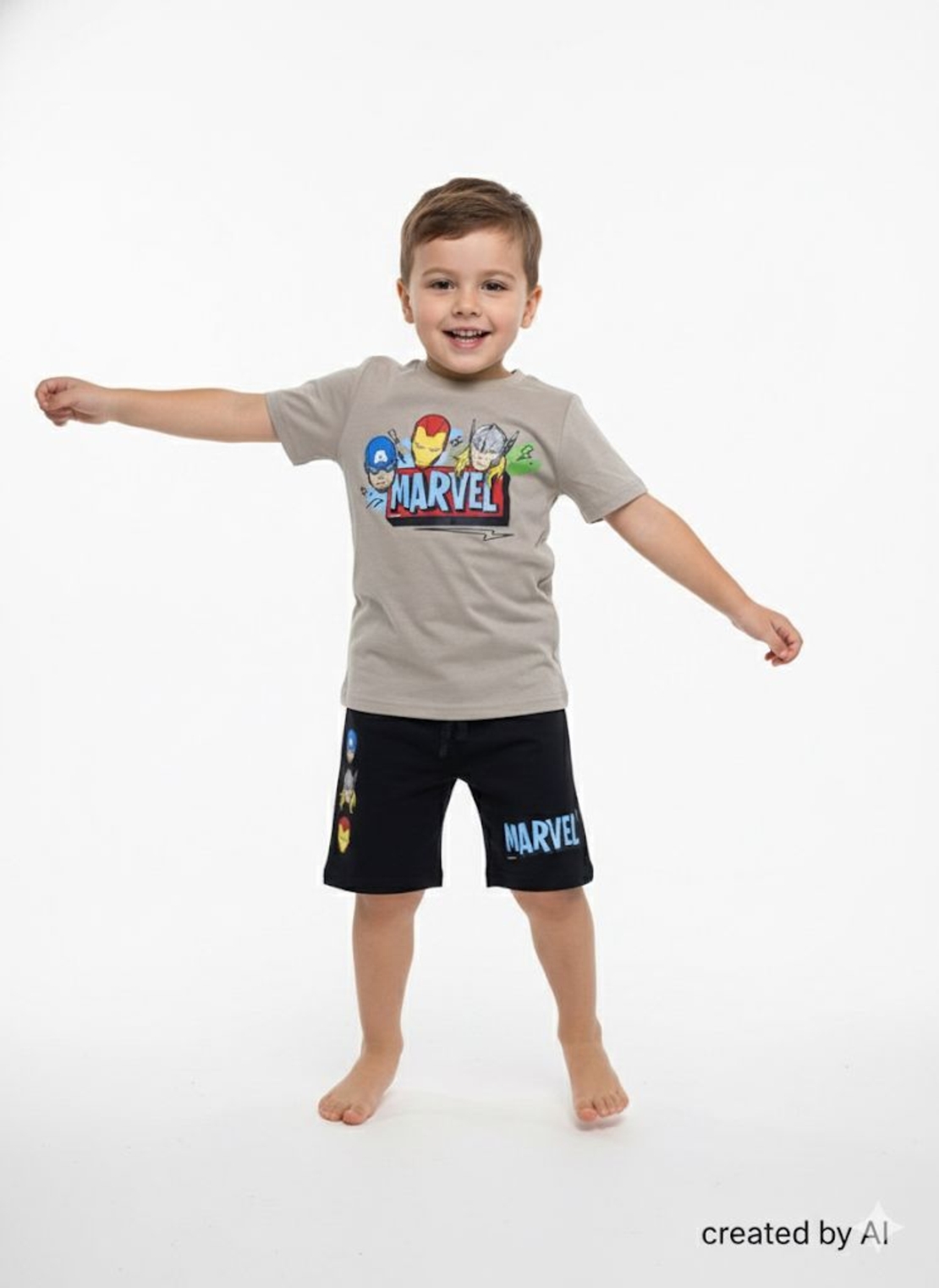 חליפה DELTA קיץ 2-10 בנים מארוול אופוויט