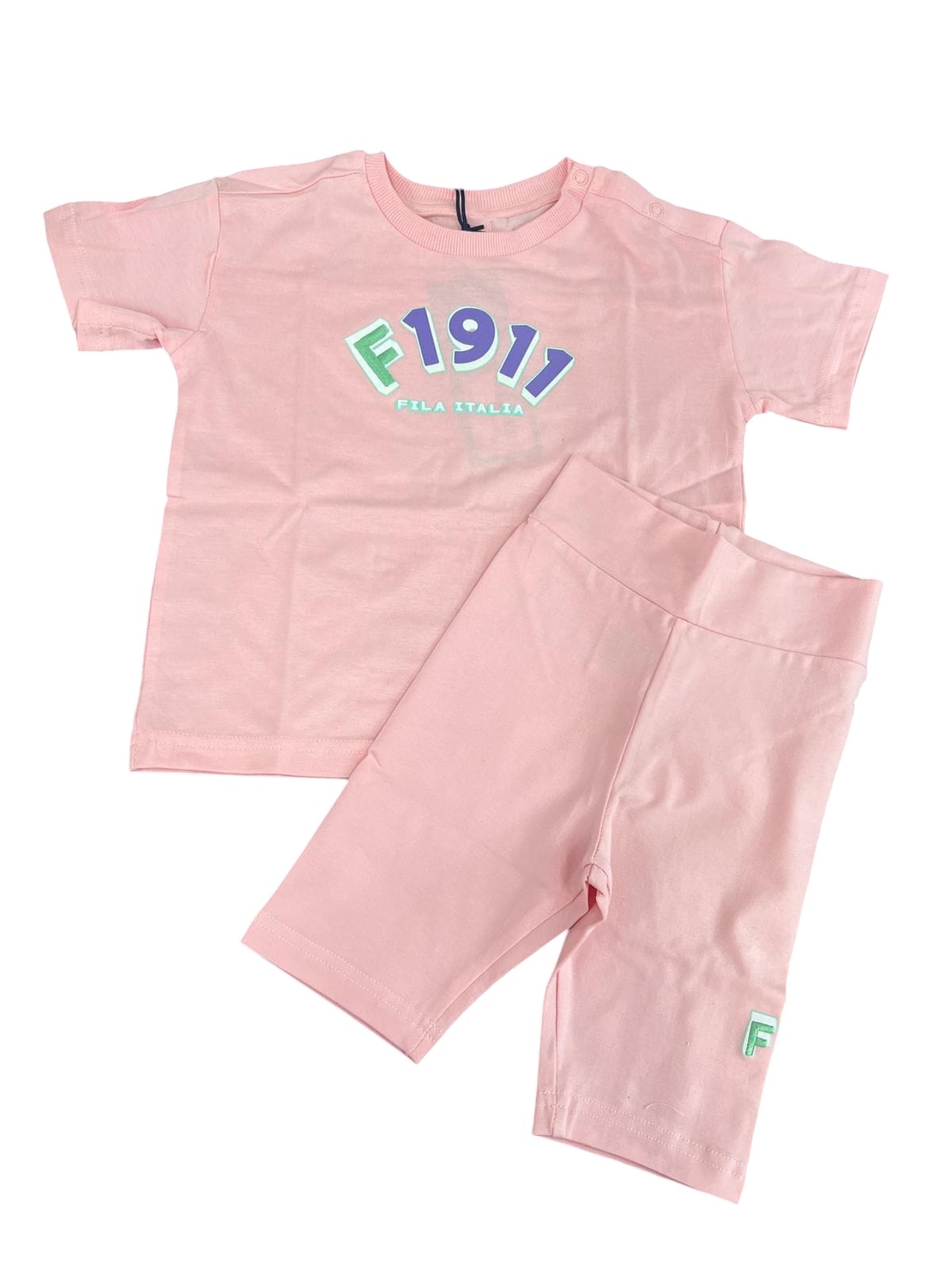 חליפה קיץ FILA מדוגמת 6-24M תינוקות בנות